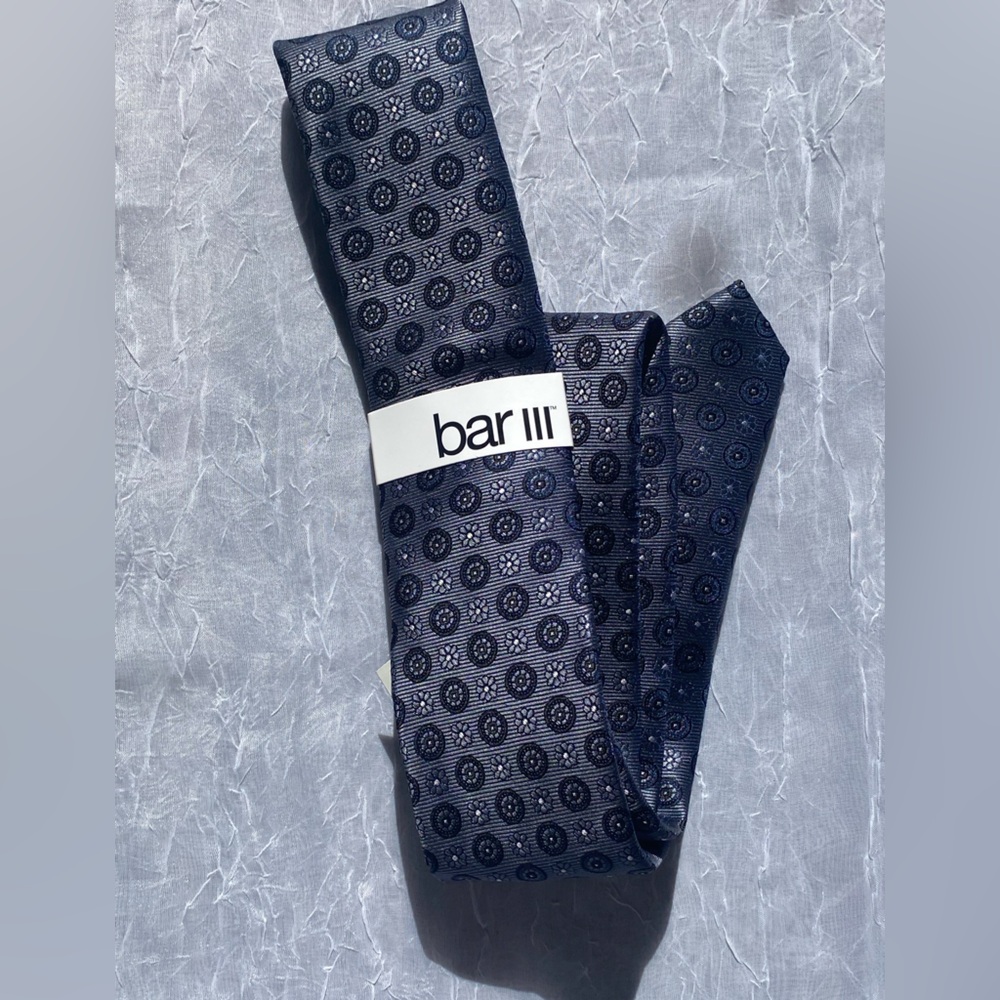 Bar Ill Midnight Blue Aiken Neat Tie